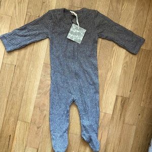 Kate Quinn long sleeve zipper footie